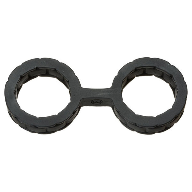 Japanese Bondage - Silicone Cuffs - Small - Black