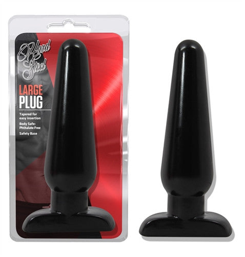Hard Steel - Large Plug - Black