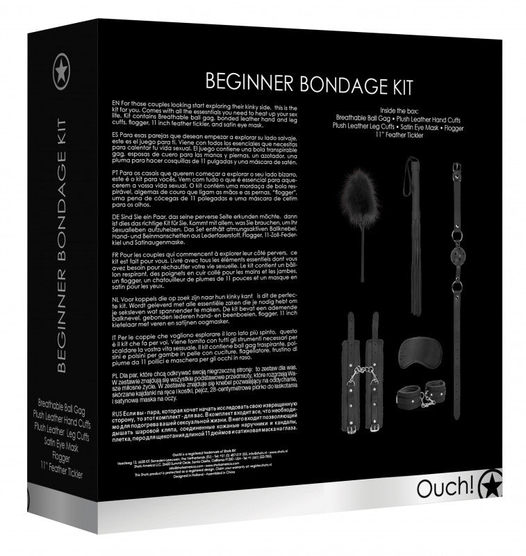 Beginners Bondage Kit - Black