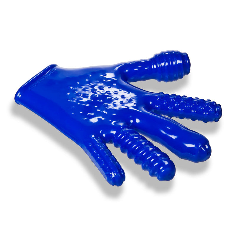 Finger Reversible Jo & Penetration Toy -  Police Blue