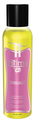 Inttimo by Wet Aromatherapy Bath and Massage Oil - Sensuality - 4 Oz.
