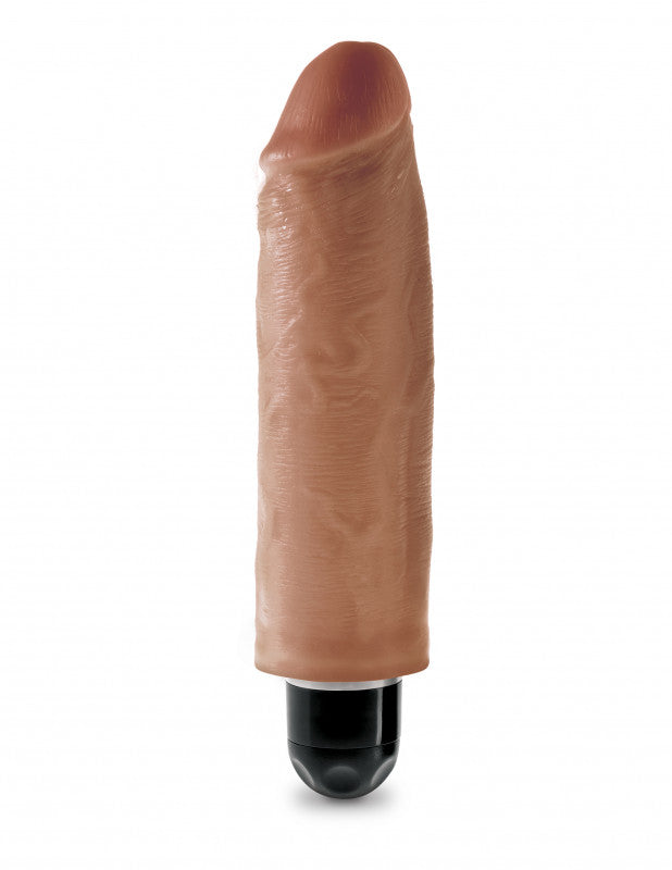 King  6" Vibrating Stiffy - Tan