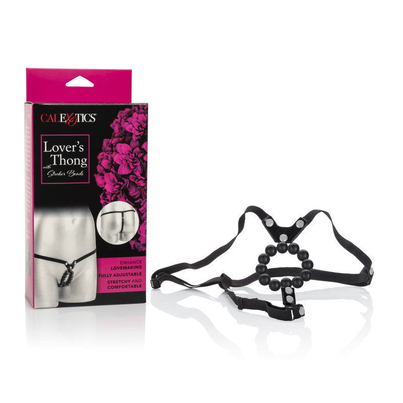 Lovers Thong With Stroker Beads