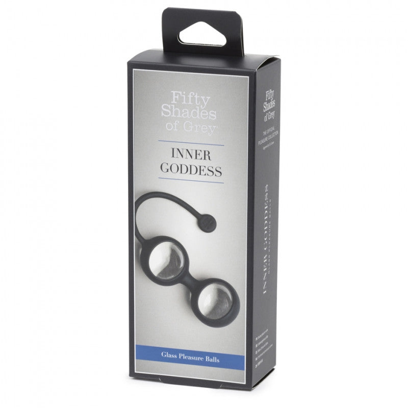 Fifty Shades of Grey Inner Goddess Glass Pleasure Balls 2.7oz