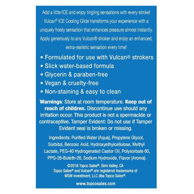 Vulcan Ice Cooling Stroker Glide - 6 Fl. Oz./  177.4 ml