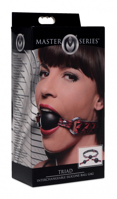 Triad Interchangeable Silicone Ball Gag