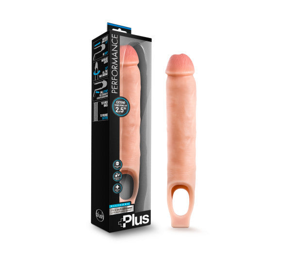 Performance Plus - 11.5 Inch Silicone  Sheath   Extender - Vanilla