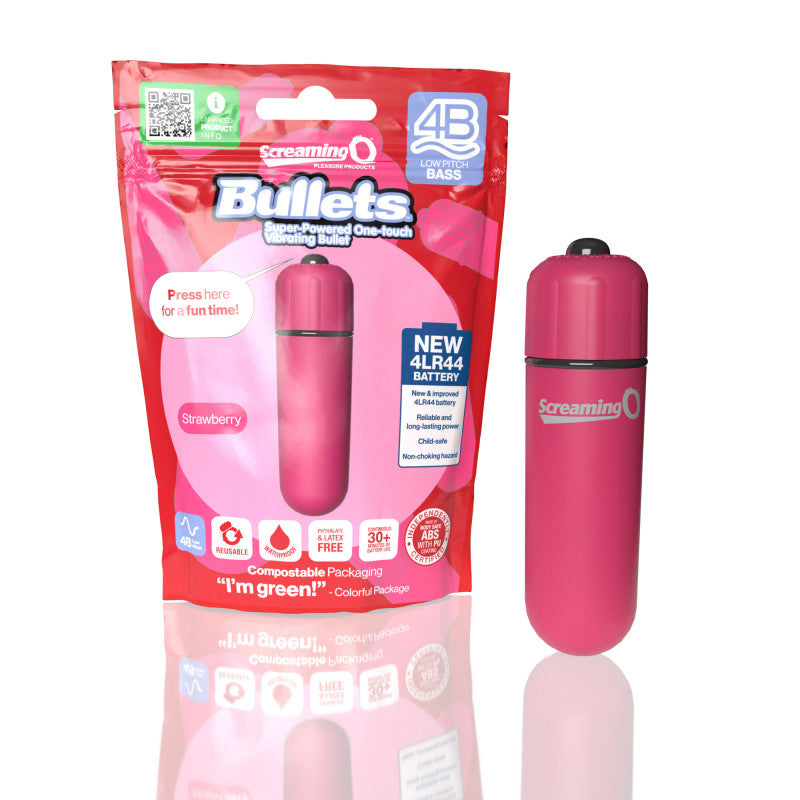 Screaming O 4b - Bullet - Super Powered One Touch Vibrating Bullet - S -  SomethingSexyPlanet