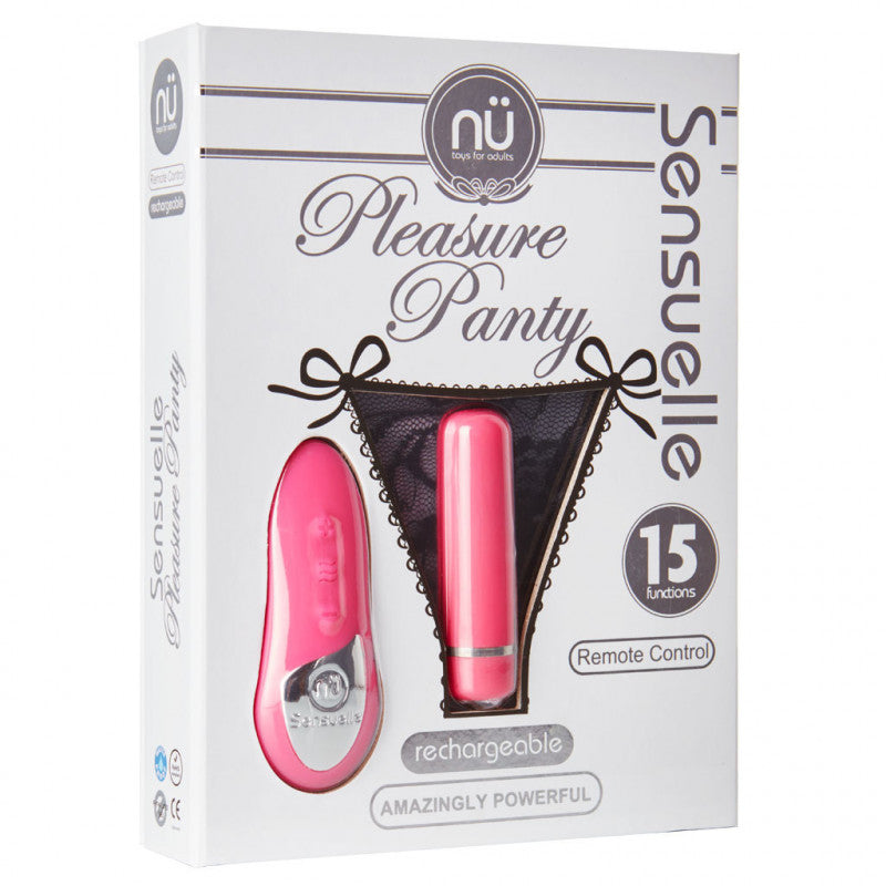 Sensuelle Remote Pleasure Panty - Pink