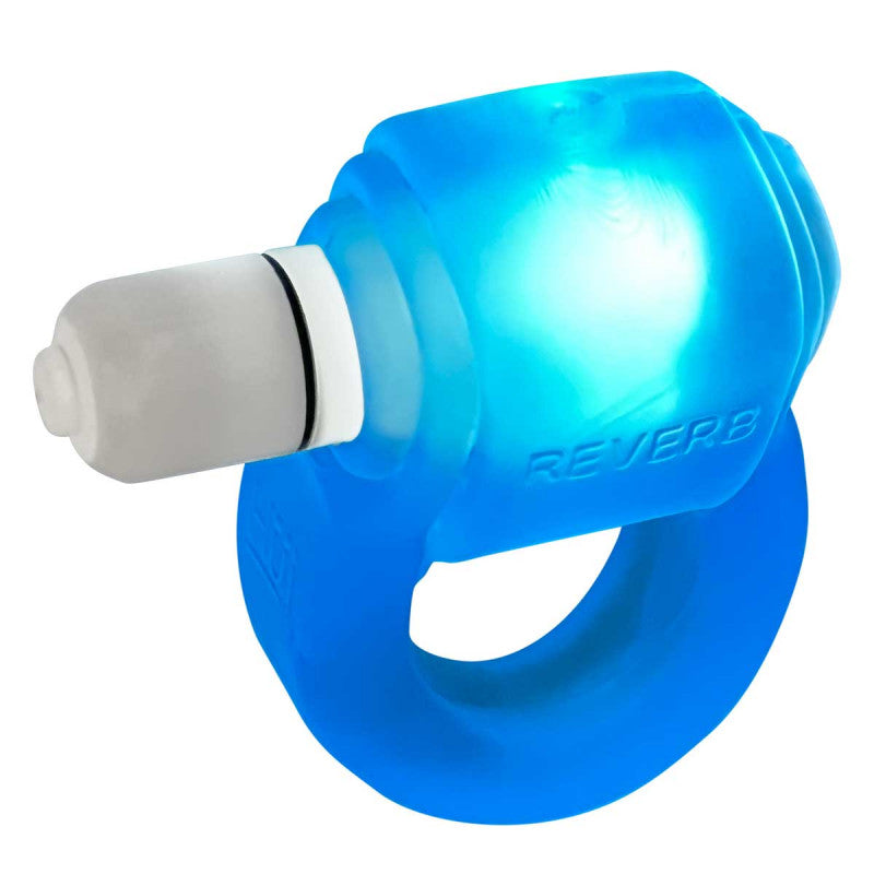 Glow  Ring With Led - Blue Ice