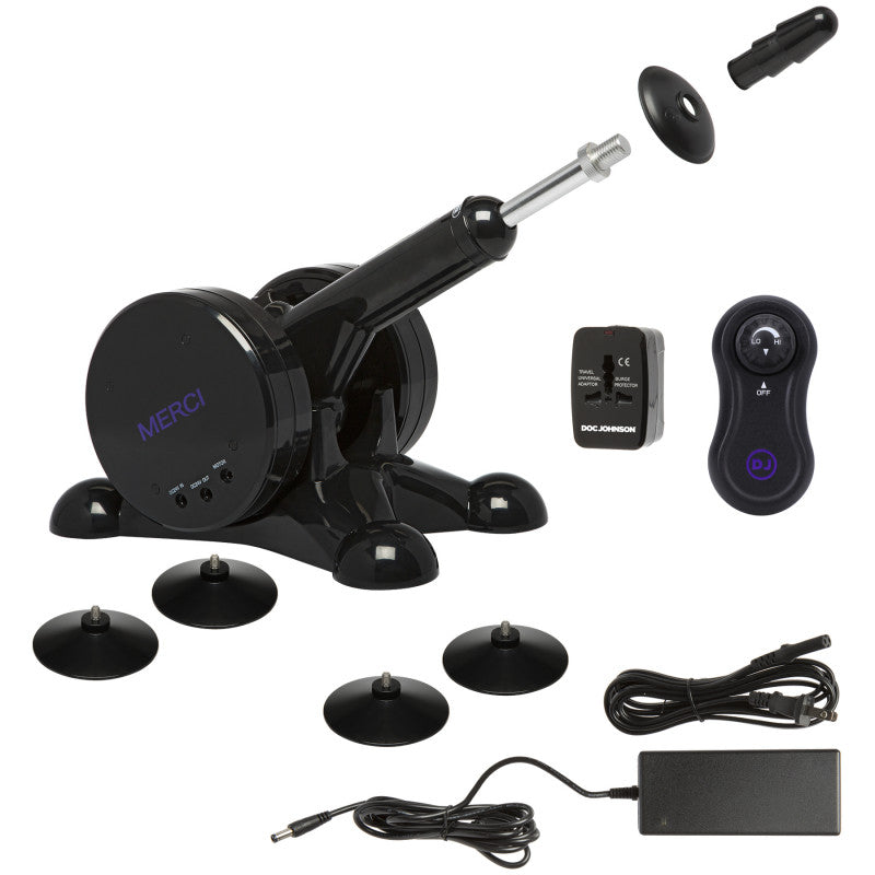 Merci - Power Banger -  Machine With Wireless  Remote - Black