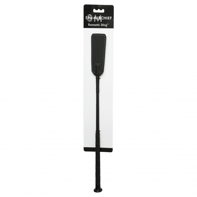 Sex and Mischief Romantic Sting Crop  - Black