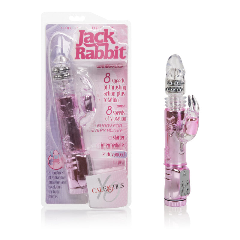 Thrusting Orgasm Thrusting Bunny Vibe - Pink