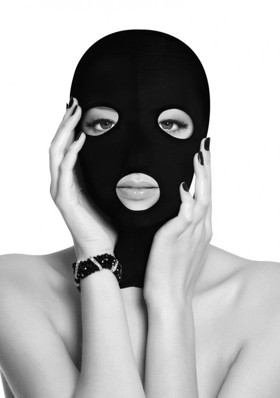 Subversion Mask With Open Mouth and Eye -  Black