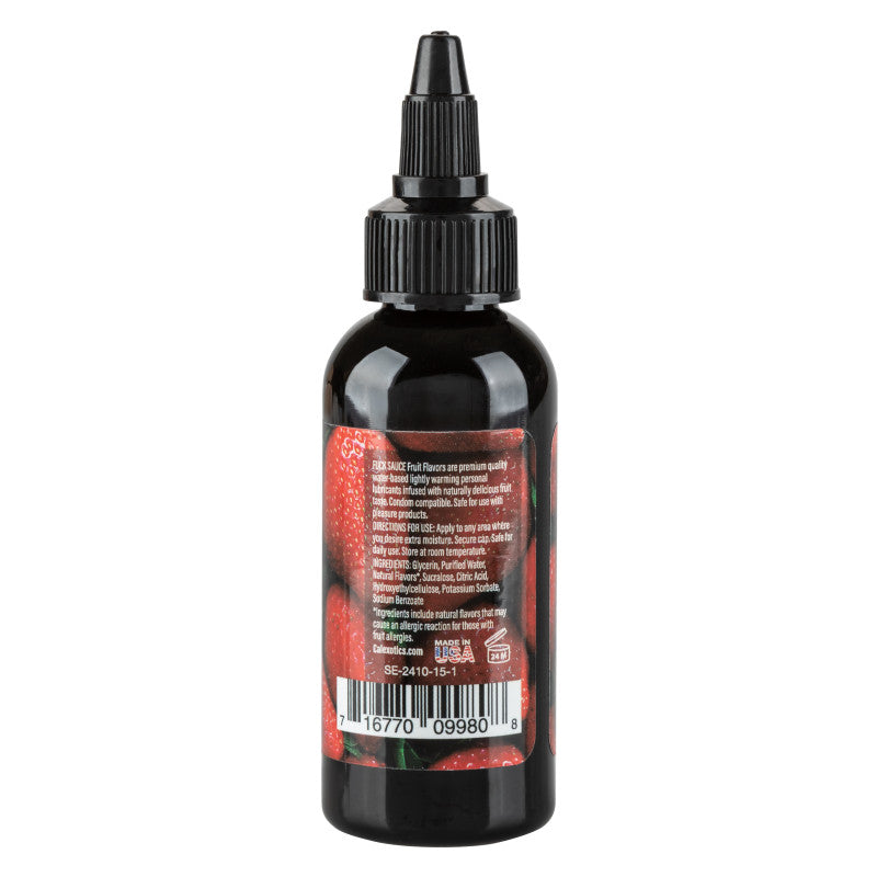 Sauce Flavored Water-Based Personal  Lubricant - Strawberry - 2 Fl. Oz.