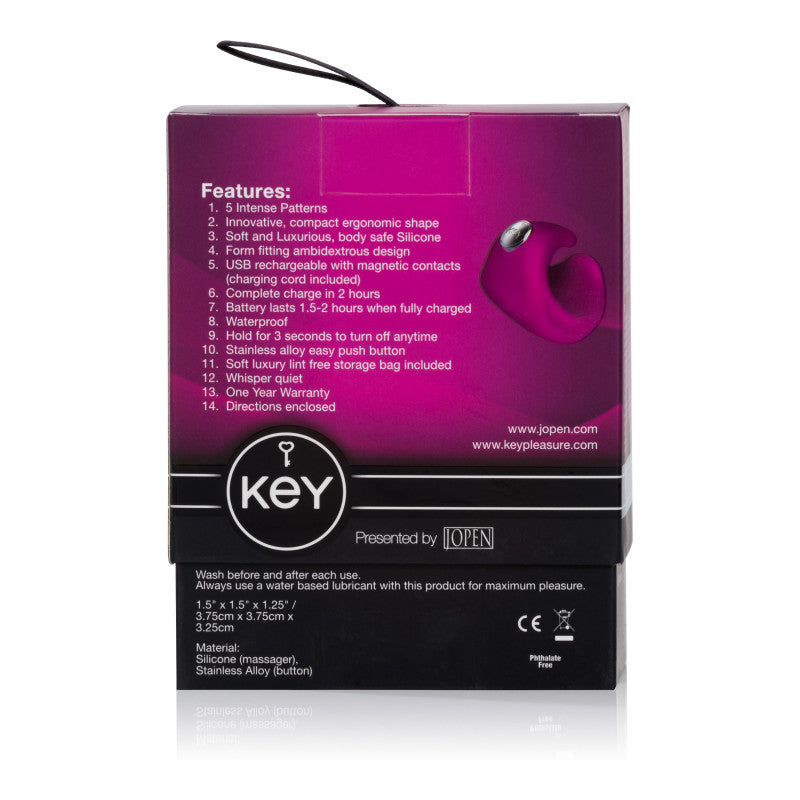 Pyxis Finger Massager - Raspberry Pink