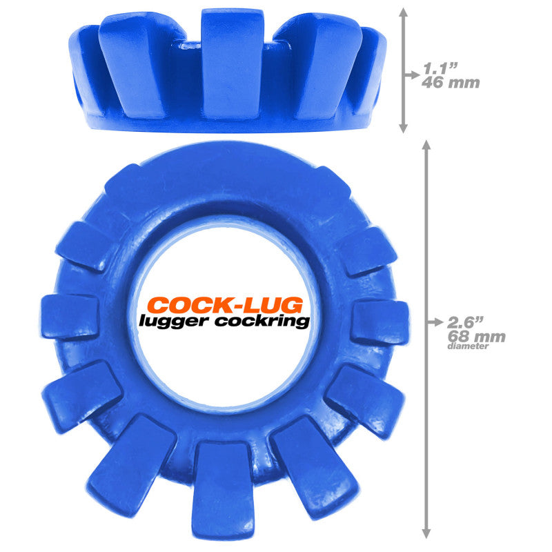 Lug Lugged Ring -  Marine Blue
