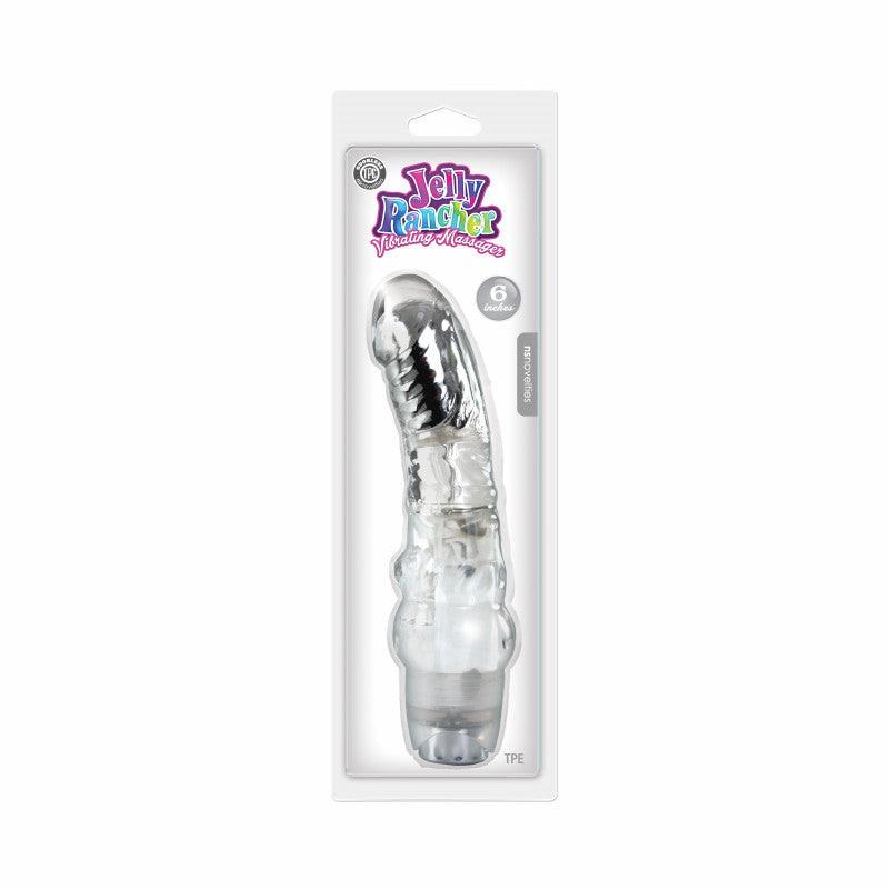 Jelly Rancher 6" Vibrating Massager - Clear