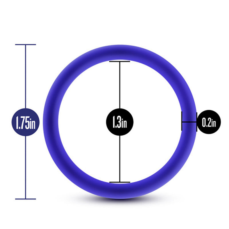 Performance - Vs1 Pure Premium Silicone  Rings  - Medium - Indigo
