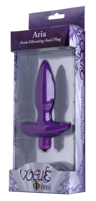 Aria Vibrating Silicone Anal Plug - Small - SomethingSexyPlanet Aria Vibrating Silicone Anal Plug - Small - SomethingSexyPlanet
