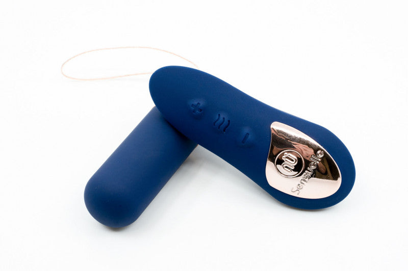 Sensuelle Remote Control Wireless Bullet Plus - Navy Blue