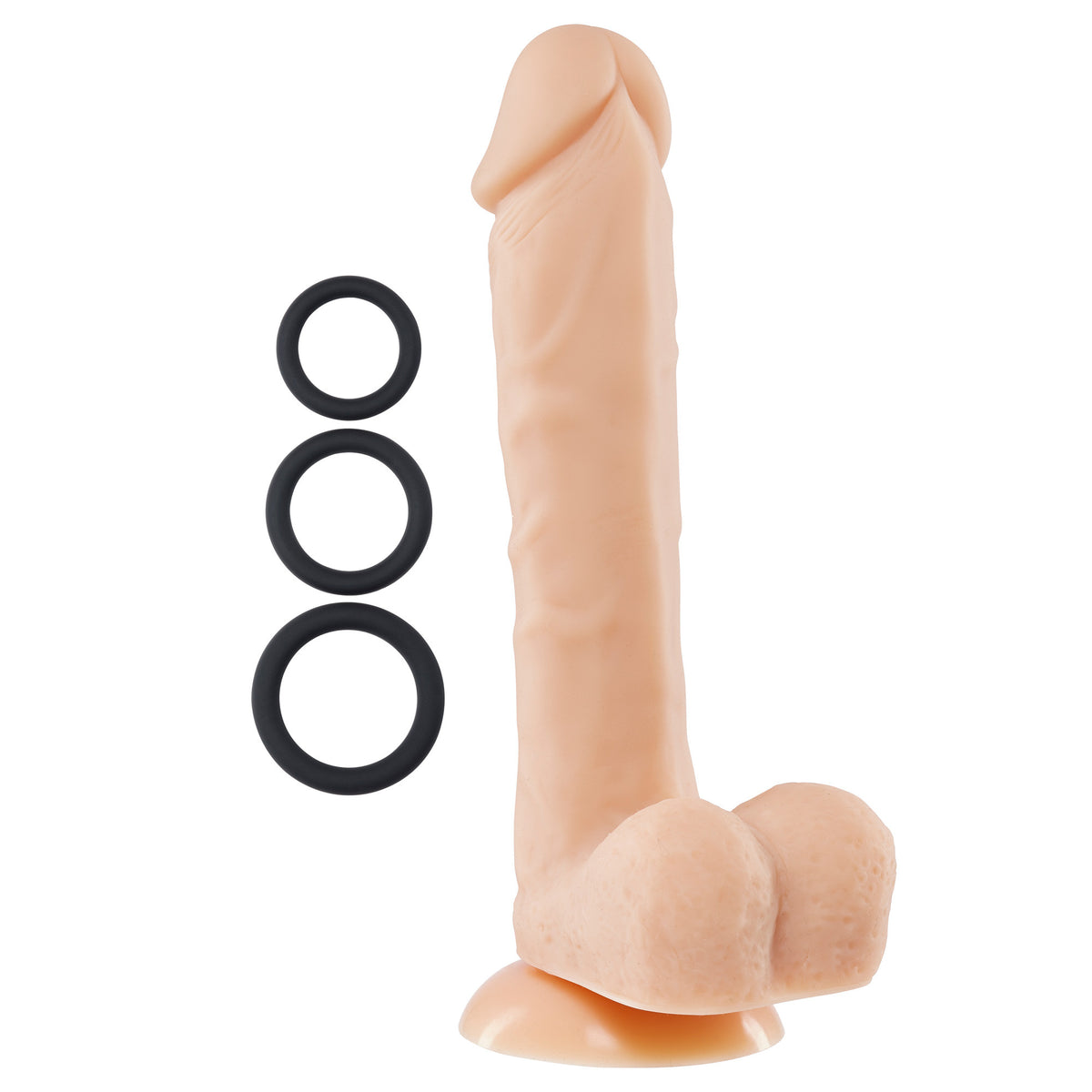 9&quot; Silicone Pro Odorless Dong - Flesh