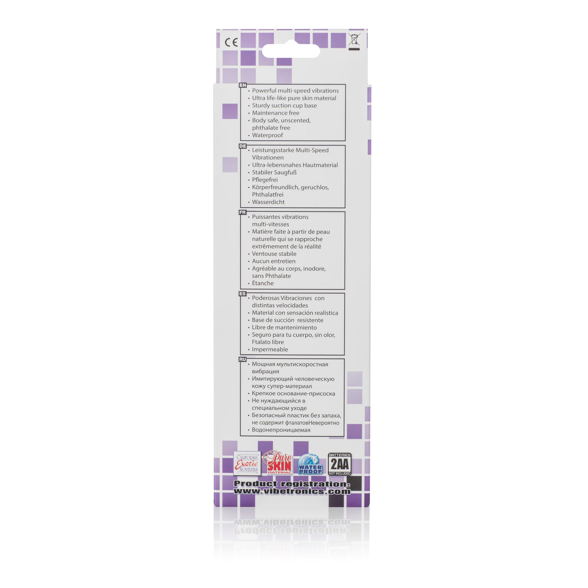 Shower Stud Ballsy Dong - Purple