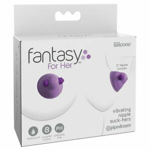 Fantasy for Her Vibrating Nipple Suckers