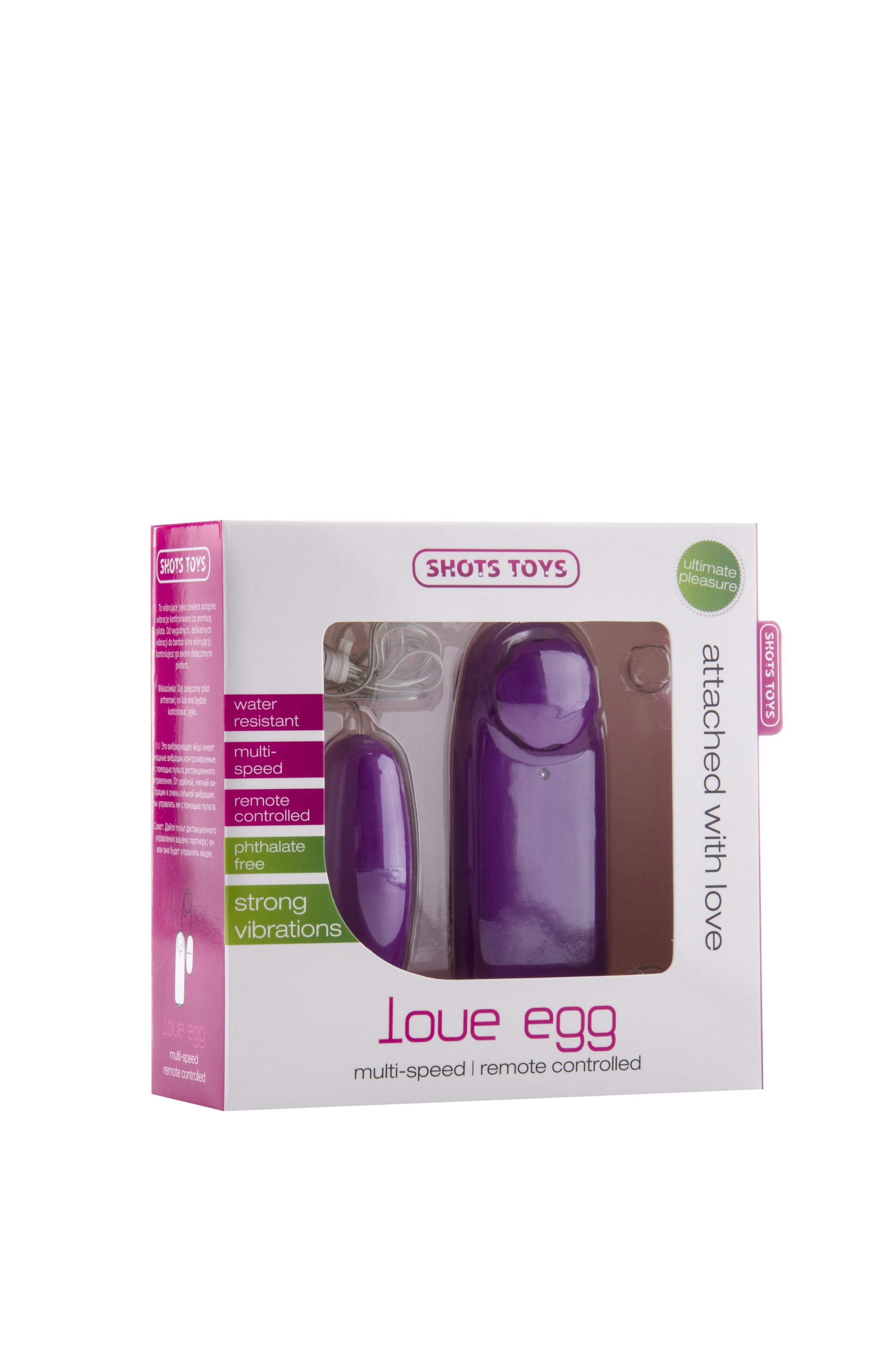 Love Egg Multi-Speed Remote Controlled Egg -  Purple