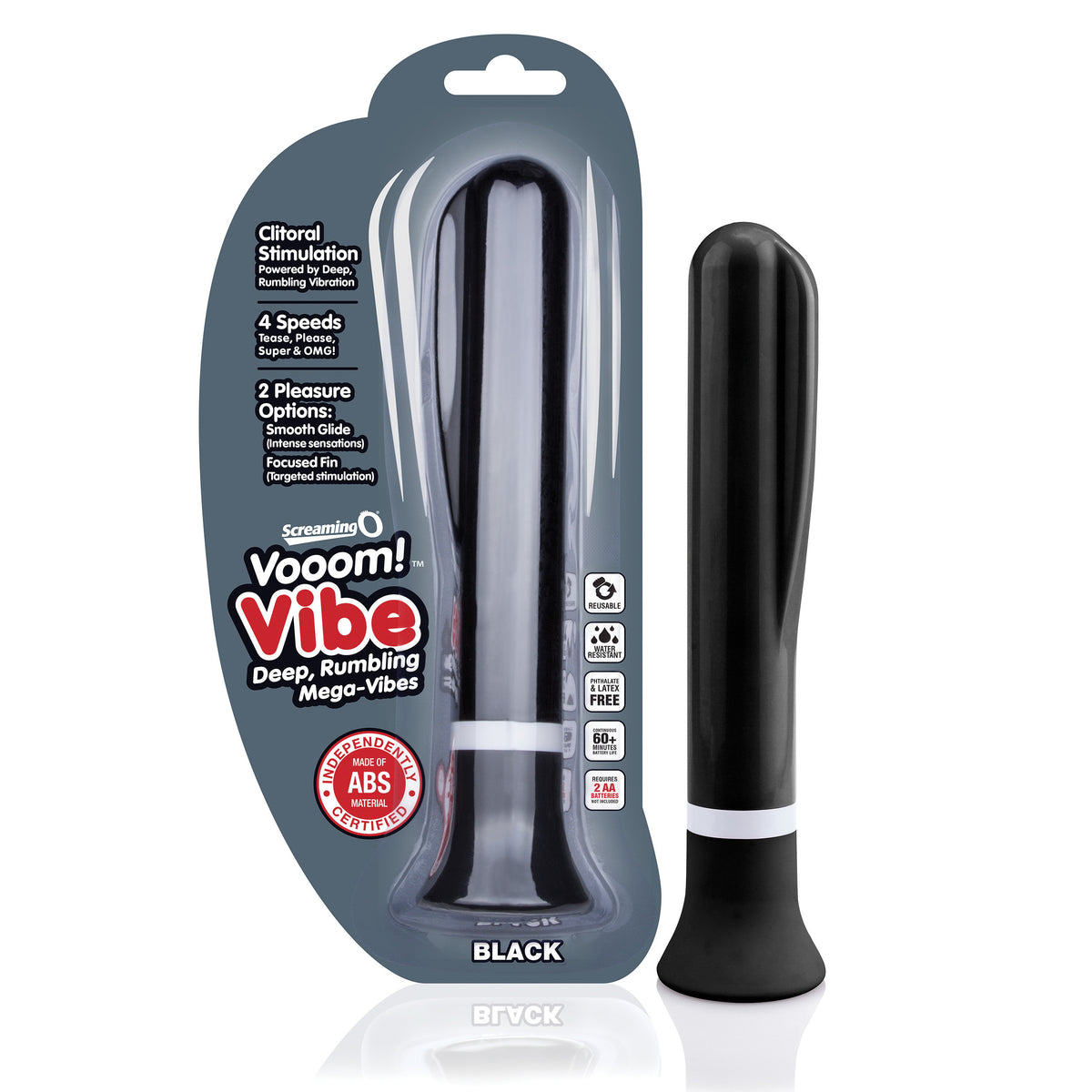 Vooom! Vibe Deep Rumbling Mega-Vibes - Black
